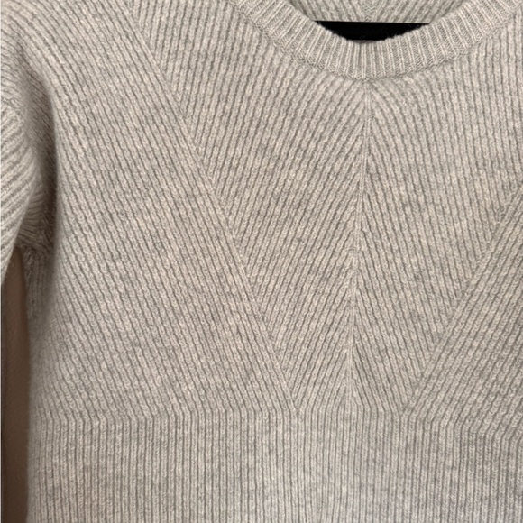 Madewell Light Gray Women's Crew Neck Sweater - Picture 5 of 7